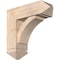 Ekena Millwork Thorton Arts and Crafts Smooth Bracket w/ Offset Brace, Douglas Fir, 7 1/2"W x 22"D x 22"H BKT0806X22X22THR03SDF - alternate 1